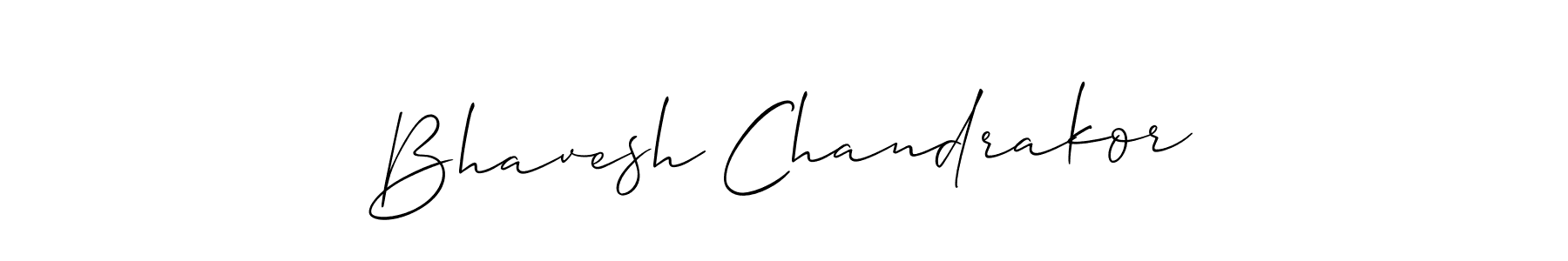 You can use this online signature creator to create a handwritten signature for the name Bhavesh Chandrakor. This is the best online autograph maker. Bhavesh Chandrakor signature style 2 images and pictures png