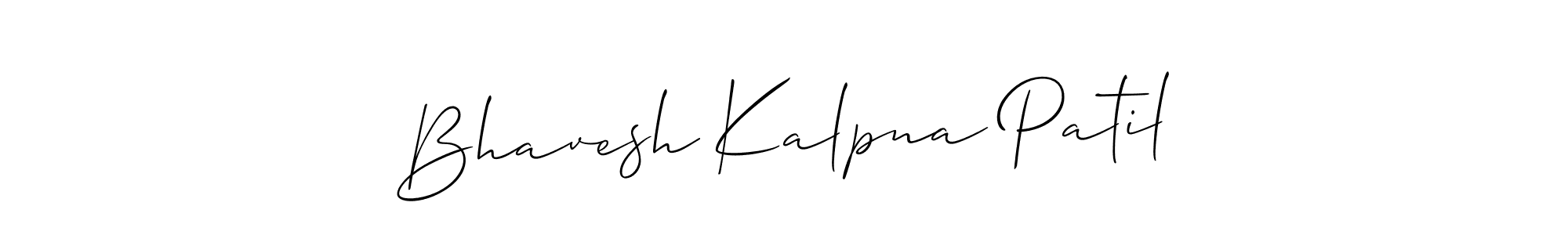 The best way (Allison_Script) to make a short signature is to pick only two or three words in your name. The name Bhavesh Kalpna Patil include a total of six letters. For converting this name. Bhavesh Kalpna Patil signature style 2 images and pictures png