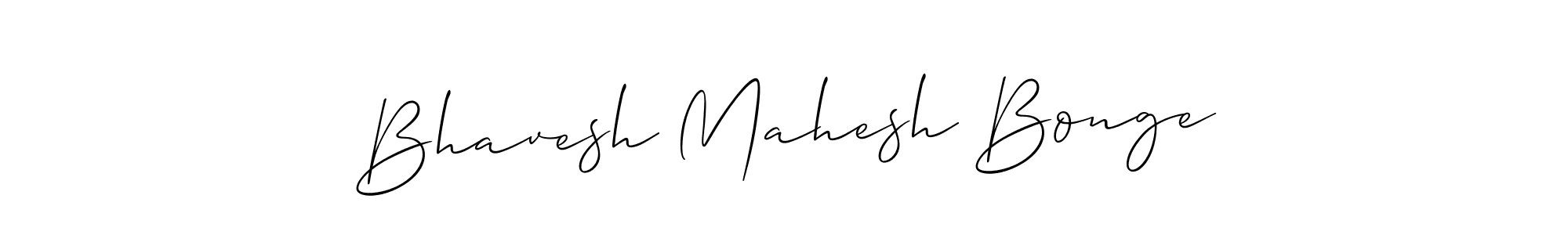 Make a beautiful signature design for name Bhavesh Mahesh Bonge. Use this online signature maker to create a handwritten signature for free. Bhavesh Mahesh Bonge signature style 2 images and pictures png
