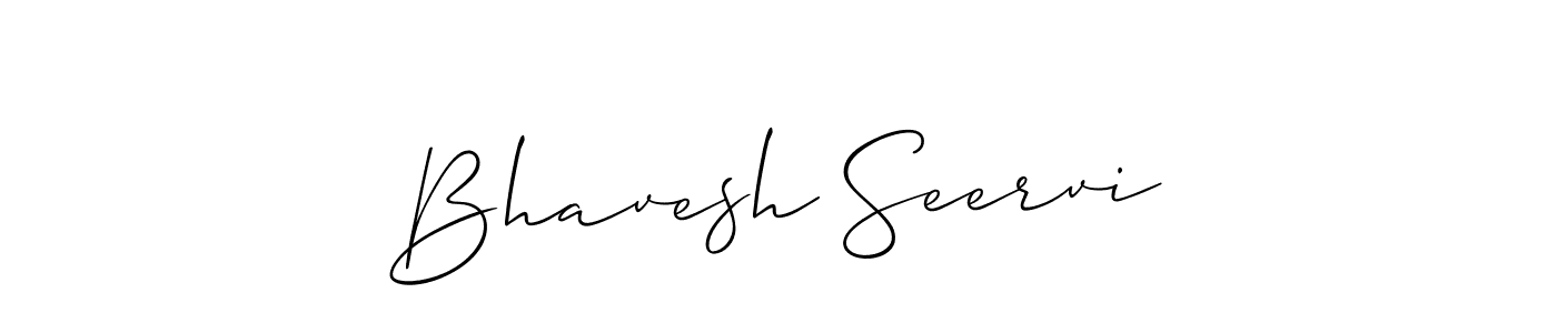 Also You can easily find your signature by using the search form. We will create Bhavesh Seervi name handwritten signature images for you free of cost using Allison_Script sign style. Bhavesh Seervi signature style 2 images and pictures png