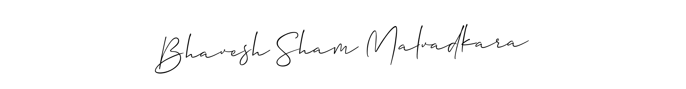 Best and Professional Signature Style for Bhavesh Sham Malvadkara. Allison_Script Best Signature Style Collection. Bhavesh Sham Malvadkara signature style 2 images and pictures png