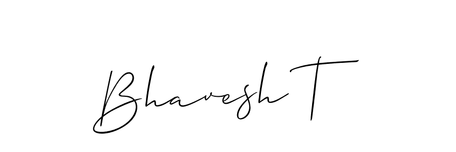 You can use this online signature creator to create a handwritten signature for the name Bhavesh T. This is the best online autograph maker. Bhavesh T signature style 2 images and pictures png