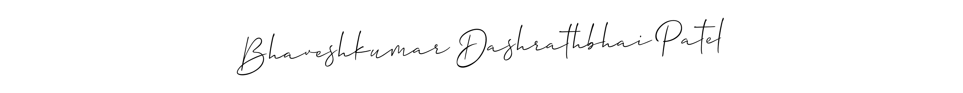 Allison_Script is a professional signature style that is perfect for those who want to add a touch of class to their signature. It is also a great choice for those who want to make their signature more unique. Get Bhaveshkumar Dashrathbhai Patel name to fancy signature for free. Bhaveshkumar Dashrathbhai Patel signature style 2 images and pictures png