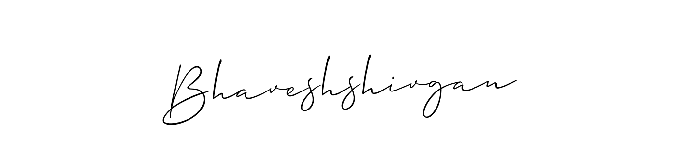 Use a signature maker to create a handwritten signature online. With this signature software, you can design (Allison_Script) your own signature for name Bhaveshshivgan. Bhaveshshivgan signature style 2 images and pictures png