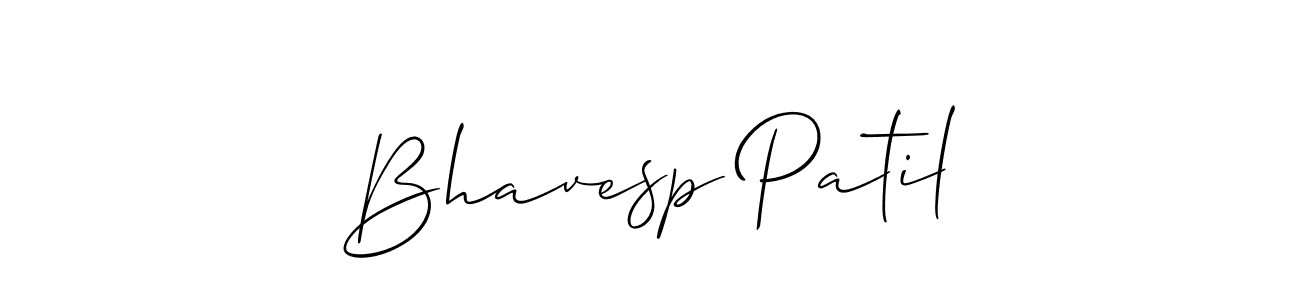 Also we have Bhavesp Patil name is the best signature style. Create professional handwritten signature collection using Allison_Script autograph style. Bhavesp Patil signature style 2 images and pictures png