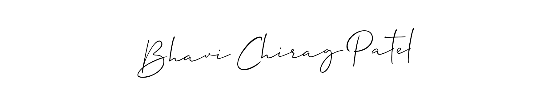 This is the best signature style for the Bhavi Chirag Patel name. Also you like these signature font (Allison_Script). Mix name signature. Bhavi Chirag Patel signature style 2 images and pictures png