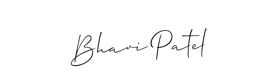 The best way (Allison_Script) to make a short signature is to pick only two or three words in your name. The name Bhavi Patel include a total of six letters. For converting this name. Bhavi Patel signature style 2 images and pictures png