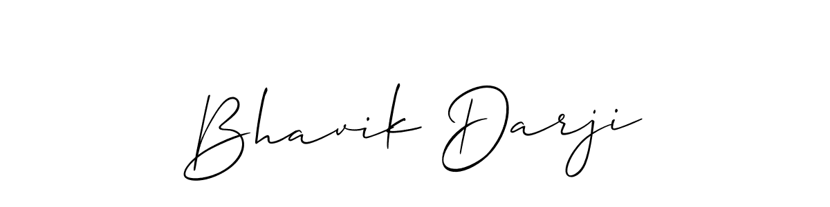 Allison_Script is a professional signature style that is perfect for those who want to add a touch of class to their signature. It is also a great choice for those who want to make their signature more unique. Get Bhavik Darji name to fancy signature for free. Bhavik Darji signature style 2 images and pictures png