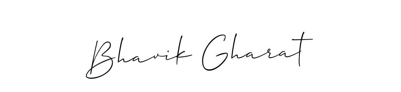 It looks lik you need a new signature style for name Bhavik Gharat. Design unique handwritten (Allison_Script) signature with our free signature maker in just a few clicks. Bhavik Gharat signature style 2 images and pictures png