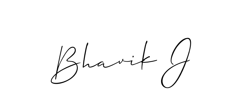 This is the best signature style for the Bhavik J name. Also you like these signature font (Allison_Script). Mix name signature. Bhavik J signature style 2 images and pictures png