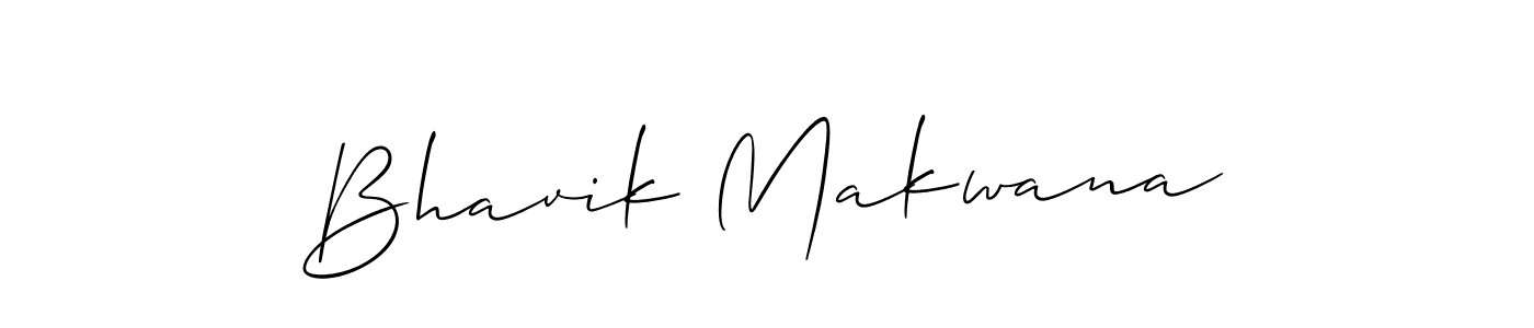 Make a beautiful signature design for name Bhavik Makwana. Use this online signature maker to create a handwritten signature for free. Bhavik Makwana signature style 2 images and pictures png