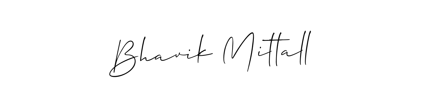 The best way (Allison_Script) to make a short signature is to pick only two or three words in your name. The name Bhavik Mittall include a total of six letters. For converting this name. Bhavik Mittall signature style 2 images and pictures png