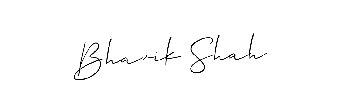 Allison_Script is a professional signature style that is perfect for those who want to add a touch of class to their signature. It is also a great choice for those who want to make their signature more unique. Get Bhavik Shah name to fancy signature for free. Bhavik Shah signature style 2 images and pictures png