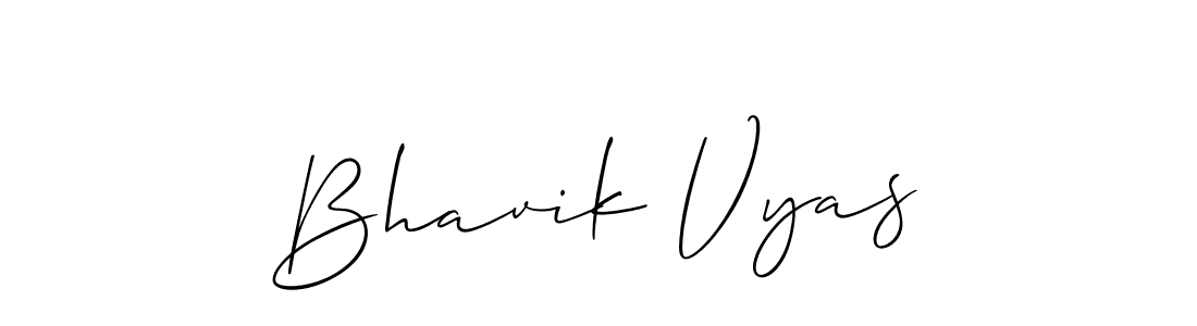 Make a beautiful signature design for name Bhavik Vyas. Use this online signature maker to create a handwritten signature for free. Bhavik Vyas signature style 2 images and pictures png