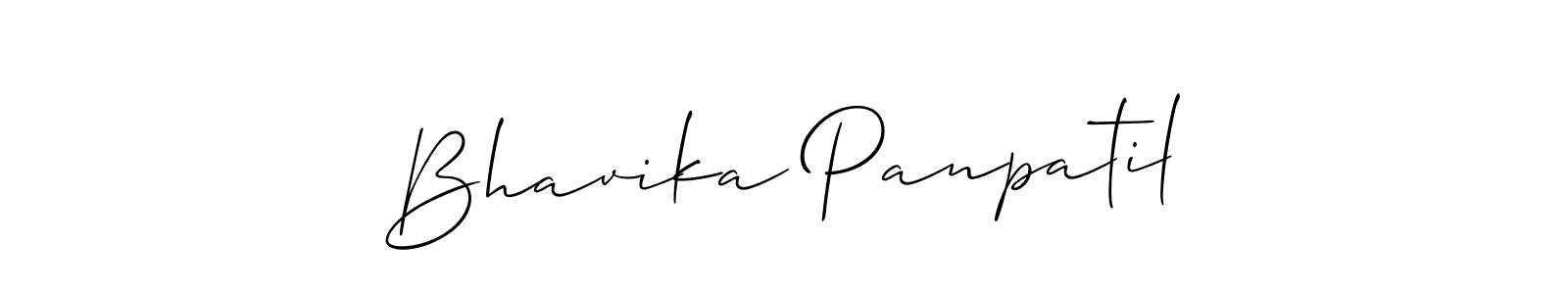 This is the best signature style for the Bhavika Panpatil name. Also you like these signature font (Allison_Script). Mix name signature. Bhavika Panpatil signature style 2 images and pictures png