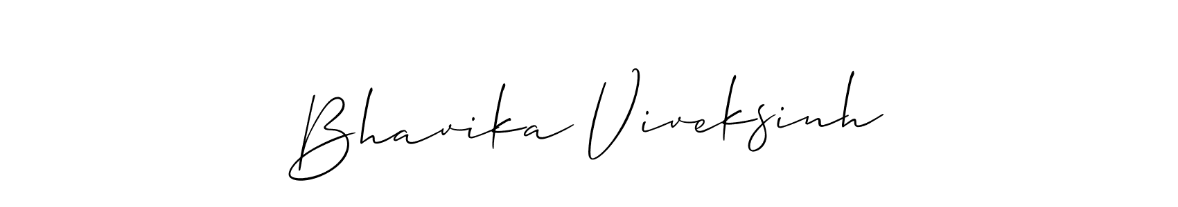 Best and Professional Signature Style for Bhavika Viveksinh. Allison_Script Best Signature Style Collection. Bhavika Viveksinh signature style 2 images and pictures png