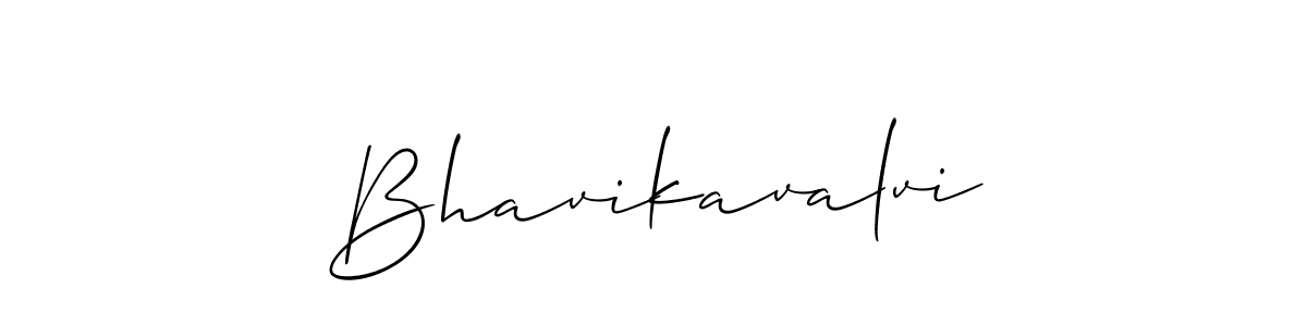It looks lik you need a new signature style for name Bhavikavalvi. Design unique handwritten (Allison_Script) signature with our free signature maker in just a few clicks. Bhavikavalvi signature style 2 images and pictures png