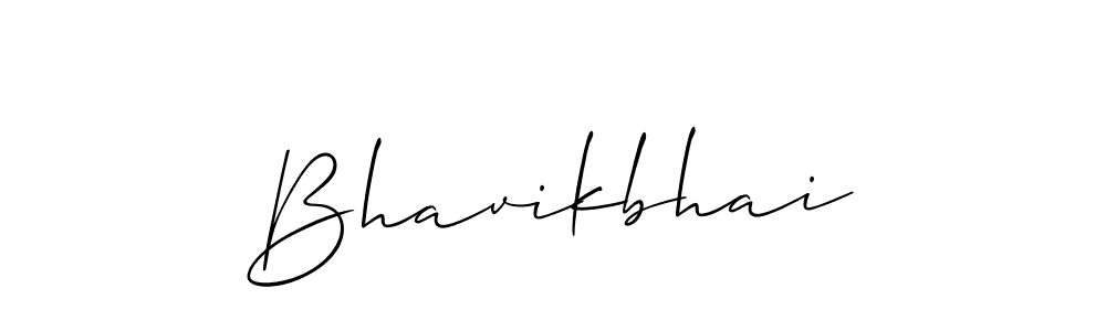 Design your own signature with our free online signature maker. With this signature software, you can create a handwritten (Allison_Script) signature for name Bhavikbhai. Bhavikbhai signature style 2 images and pictures png