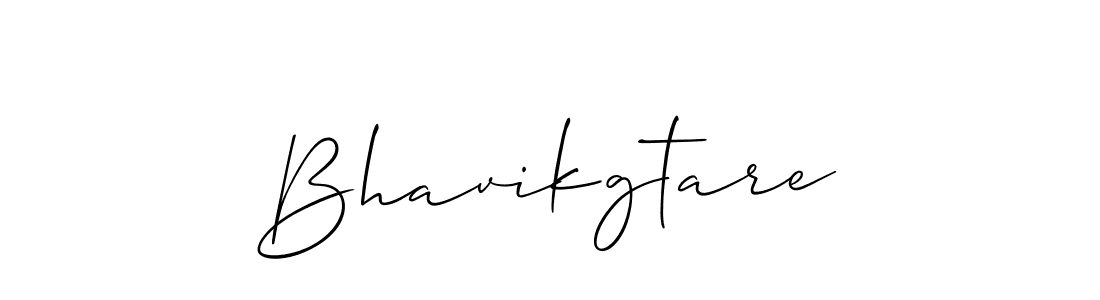 Design your own signature with our free online signature maker. With this signature software, you can create a handwritten (Allison_Script) signature for name Bhavikgtare. Bhavikgtare signature style 2 images and pictures png