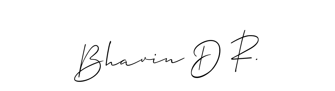 It looks lik you need a new signature style for name Bhavin D R.. Design unique handwritten (Allison_Script) signature with our free signature maker in just a few clicks. Bhavin D R. signature style 2 images and pictures png