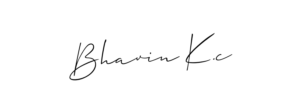 Bhavin K.c stylish signature style. Best Handwritten Sign (Allison_Script) for my name. Handwritten Signature Collection Ideas for my name Bhavin K.c. Bhavin K.c signature style 2 images and pictures png