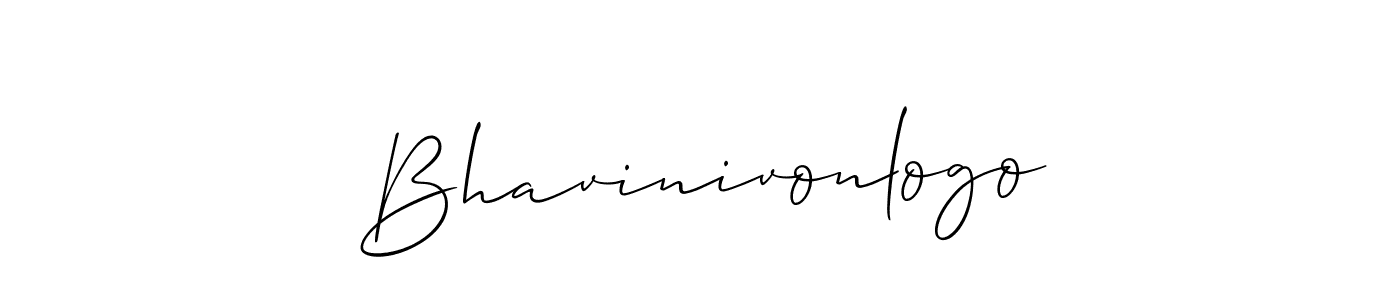Bhavinivonlogo stylish signature style. Best Handwritten Sign (Allison_Script) for my name. Handwritten Signature Collection Ideas for my name Bhavinivonlogo. Bhavinivonlogo signature style 2 images and pictures png