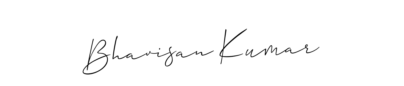 This is the best signature style for the Bhavisan Kumar name. Also you like these signature font (Allison_Script). Mix name signature. Bhavisan Kumar signature style 2 images and pictures png