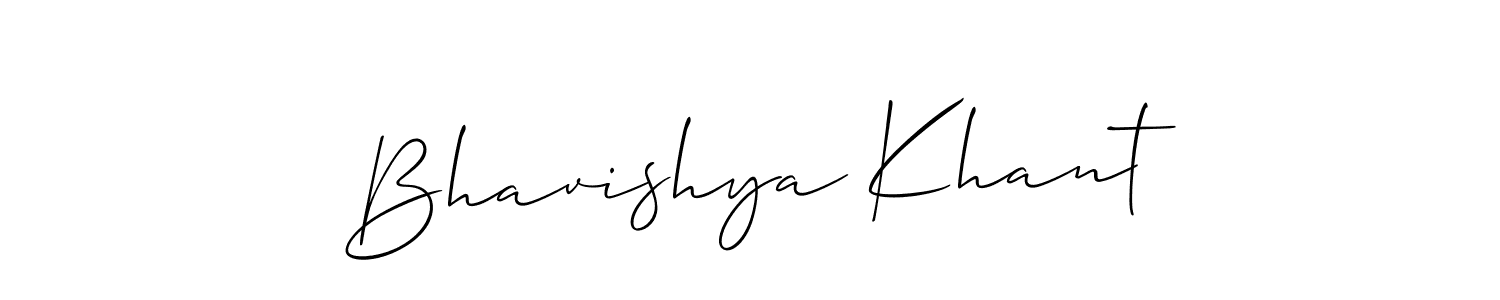 Also You can easily find your signature by using the search form. We will create Bhavishya Khant name handwritten signature images for you free of cost using Allison_Script sign style. Bhavishya Khant signature style 2 images and pictures png