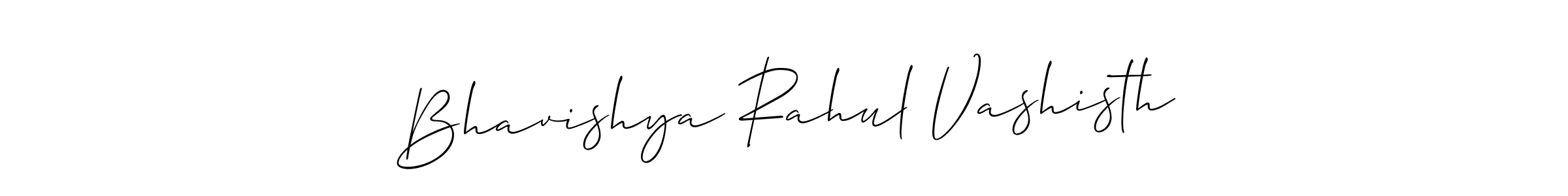 if you are searching for the best signature style for your name Bhavishya Rahul Vashisth. so please give up your signature search. here we have designed multiple signature styles  using Allison_Script. Bhavishya Rahul Vashisth signature style 2 images and pictures png