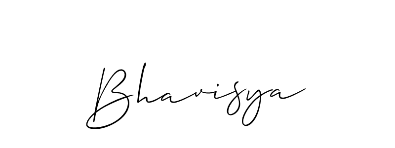 The best way (Allison_Script) to make a short signature is to pick only two or three words in your name. The name Bhavisya include a total of six letters. For converting this name. Bhavisya signature style 2 images and pictures png