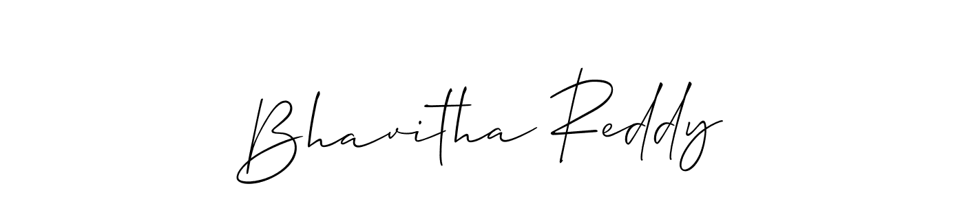 Bhavitha Reddy stylish signature style. Best Handwritten Sign (Allison_Script) for my name. Handwritten Signature Collection Ideas for my name Bhavitha Reddy. Bhavitha Reddy signature style 2 images and pictures png