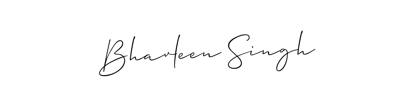 How to Draw Bhavleen Singh signature style? Allison_Script is a latest design signature styles for name Bhavleen Singh. Bhavleen Singh signature style 2 images and pictures png