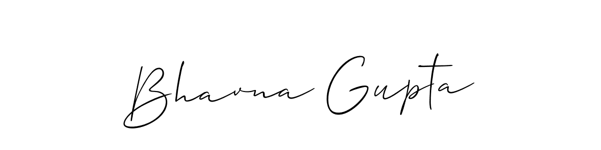 Use a signature maker to create a handwritten signature online. With this signature software, you can design (Allison_Script) your own signature for name Bhavna Gupta. Bhavna Gupta signature style 2 images and pictures png