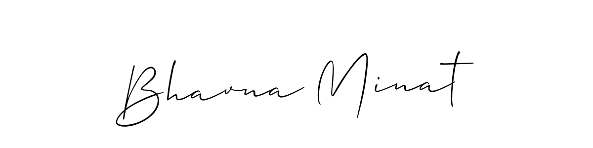 Also You can easily find your signature by using the search form. We will create Bhavna Minat name handwritten signature images for you free of cost using Allison_Script sign style. Bhavna Minat signature style 2 images and pictures png