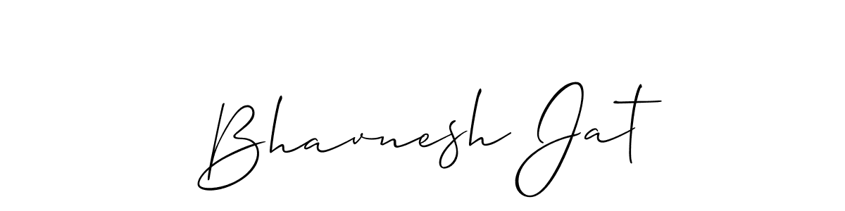 Similarly Allison_Script is the best handwritten signature design. Signature creator online .You can use it as an online autograph creator for name Bhavnesh Jat. Bhavnesh Jat signature style 2 images and pictures png