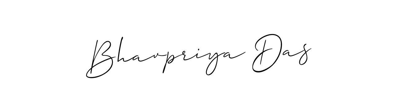 Also You can easily find your signature by using the search form. We will create Bhavpriya Das name handwritten signature images for you free of cost using Allison_Script sign style. Bhavpriya Das signature style 2 images and pictures png