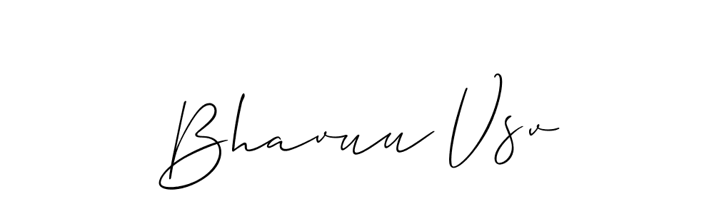 Best and Professional Signature Style for Bhavuu Vsv. Allison_Script Best Signature Style Collection. Bhavuu Vsv signature style 2 images and pictures png