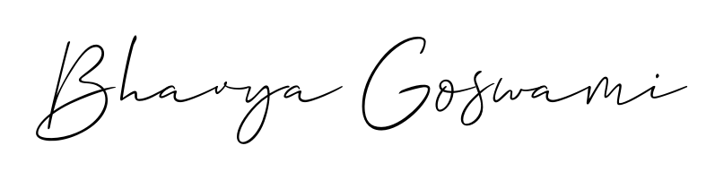 Express your personality with a custom Bhavya Goswami signature crafted with Allison_Script typography. Free transparent PNG download available. Bhavya Goswami signature style 2 images and pictures png