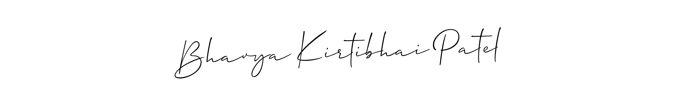 The best way (Allison_Script) to make a short signature is to pick only two or three words in your name. The name Bhavya Kirtibhai Patel include a total of six letters. For converting this name. Bhavya Kirtibhai Patel signature style 2 images and pictures png