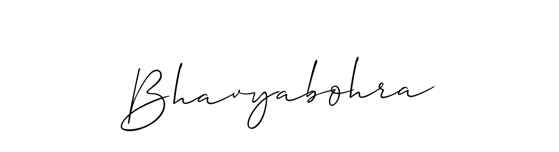 You should practise on your own different ways (Allison_Script) to write your name (Bhavyabohra) in signature. don't let someone else do it for you. Bhavyabohra signature style 2 images and pictures png