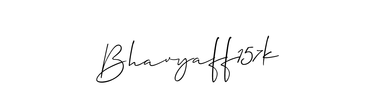 How to make Bhavyaff157k name signature. Use Allison_Script style for creating short signs online. This is the latest handwritten sign. Bhavyaff157k signature style 2 images and pictures png