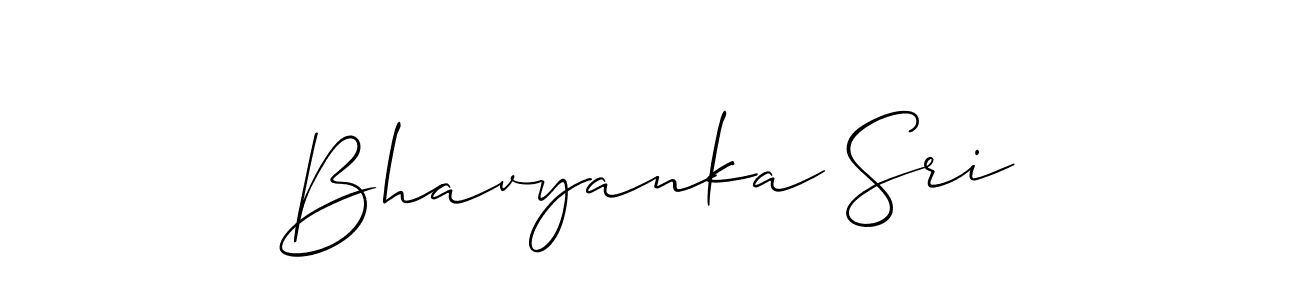 Allison_Script is a professional signature style that is perfect for those who want to add a touch of class to their signature. It is also a great choice for those who want to make their signature more unique. Get Bhavyanka Sri name to fancy signature for free. Bhavyanka Sri signature style 2 images and pictures png