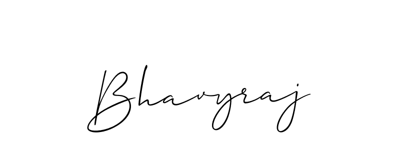 Make a beautiful signature design for name Bhavyraj. With this signature (Allison_Script) style, you can create a handwritten signature for free. Bhavyraj signature style 2 images and pictures png