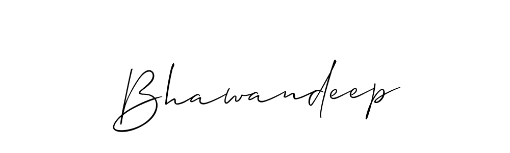 It looks lik you need a new signature style for name Bhawandeep. Design unique handwritten (Allison_Script) signature with our free signature maker in just a few clicks. Bhawandeep signature style 2 images and pictures png