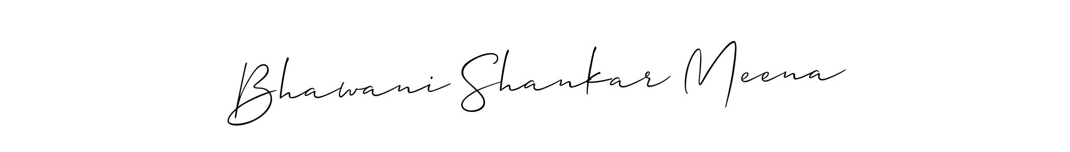 How to make Bhawani Shankar Meena signature? Allison_Script is a professional autograph style. Create handwritten signature for Bhawani Shankar Meena name. Bhawani Shankar Meena signature style 2 images and pictures png