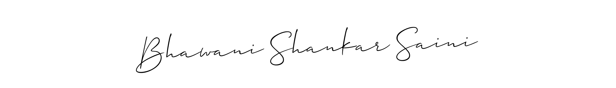 Make a short Bhawani Shankar Saini signature style. Manage your documents anywhere anytime using Allison_Script. Create and add eSignatures, submit forms, share and send files easily. Bhawani Shankar Saini signature style 2 images and pictures png