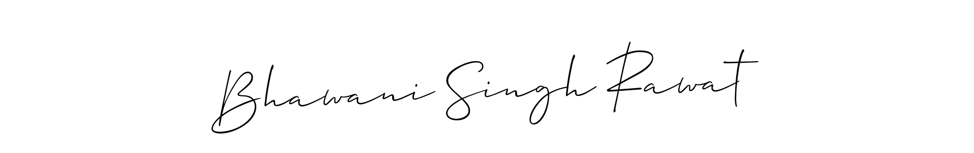 Use a signature maker to create a handwritten signature online. With this signature software, you can design (Allison_Script) your own signature for name Bhawani Singh Rawat. Bhawani Singh Rawat signature style 2 images and pictures png