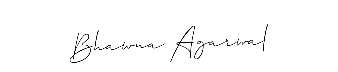 Bhawna Agarwal stylish signature style. Best Handwritten Sign (Allison_Script) for my name. Handwritten Signature Collection Ideas for my name Bhawna Agarwal. Bhawna Agarwal signature style 2 images and pictures png
