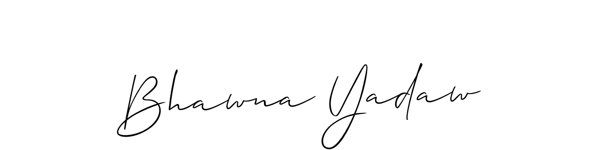 How to Draw Bhawna Yadaw signature style? Allison_Script is a latest design signature styles for name Bhawna Yadaw. Bhawna Yadaw signature style 2 images and pictures png