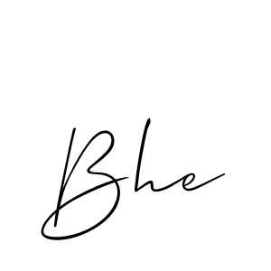 How to Draw Bhe signature style? Allison_Script is a latest design signature styles for name Bhe. Bhe signature style 2 images and pictures png